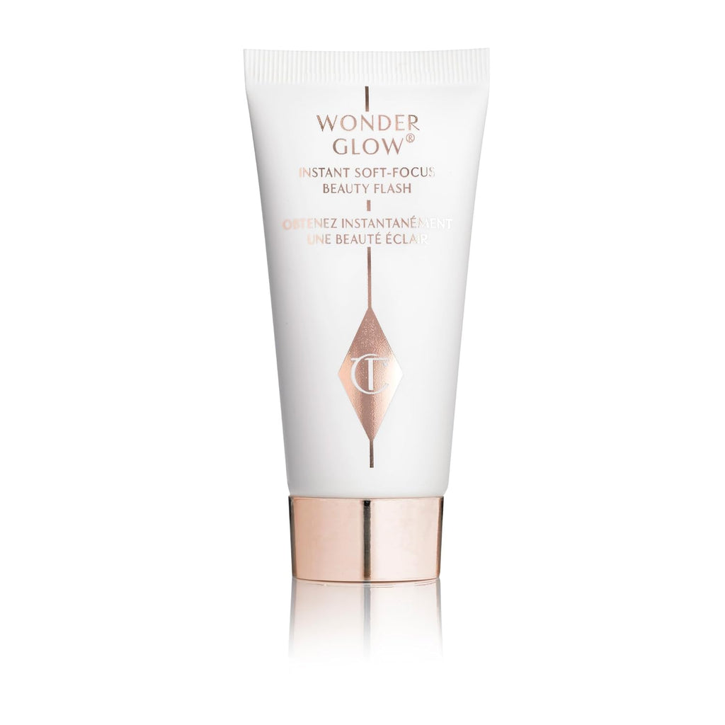 Charlotte Tilbury Wonderglow Face Primer - Soft-Focus, Illuminating Dewy Primer to Hydrate & Blur the Look of Imperfections, Fine Lines & Wrinkles - Infused with Hyaluronic Acid & Rosehip Oil
