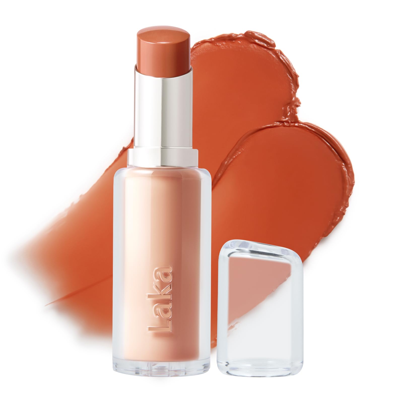 Laka 24HR Bonding Glow Lipstick, 3.7g/0.13oz., Long Lasting High-Shine Lipstick with Rich Color & Glassy Finish (#219 Fairy)