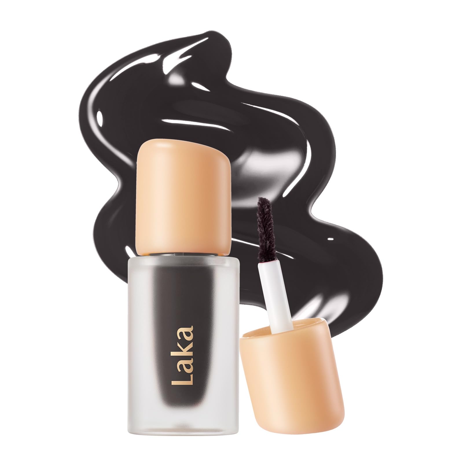 Laka Fruity Glam Lip Tint Mini, 1.9g/0.07oz, Glowing Lip Stain with Wide Color Spectrum, Hydrating & Lightweight Texture, Long-Lasting Bold Stain, Non-Sticky, Vegan, K-Beauty (#124 Maro)