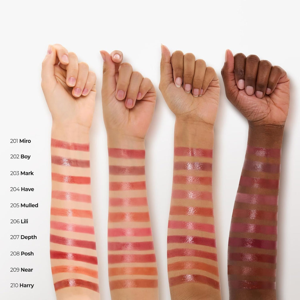 Laka 24HR Bonding Glow Lipstick, 3.7g/0.13oz., Long Lasting High-Shine Lipstick with Rich Color & Glassy Finish (#219 Fairy)