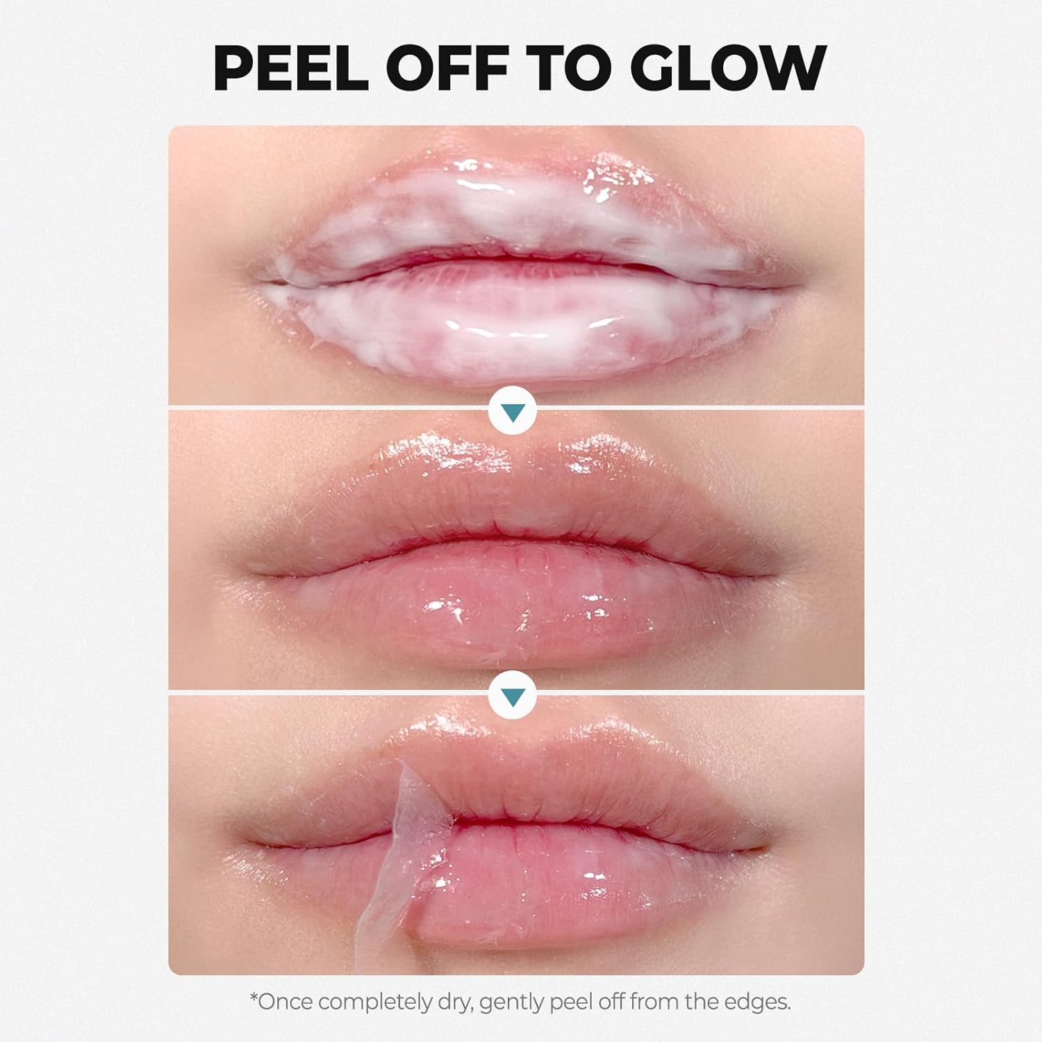 Laka Soothing Prep Lip Mask, Cooling Peel Off Korean Lip Mask, Gentle Exfoliator for Lips, Hygienic & Easy Application, Daily Lip Care, K-Beauty​, 0.33 fl.oz