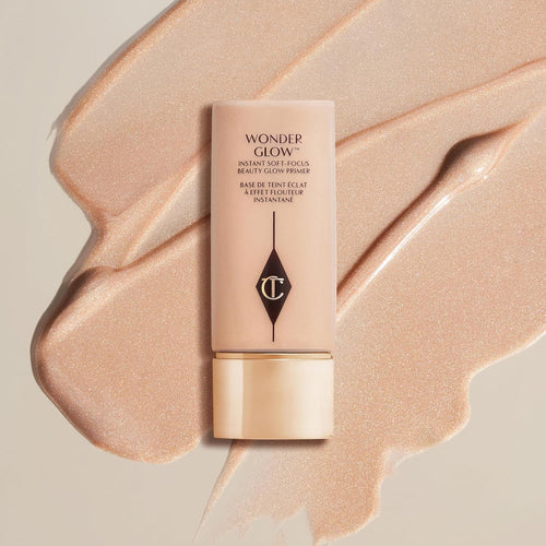 Charlotte Tilbury Wonderglow Face Primer - Soft-Focus, Illuminating Dewy Primer to Hydrate & Blur the Look of Imperfections, Fine Lines & Wrinkles - Infused with Hyaluronic Acid & Rosehip Oil